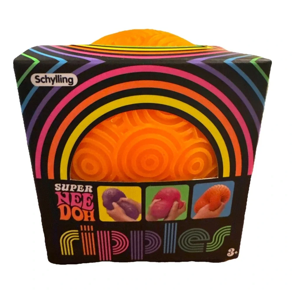 Schylling Super‎ NeeDoh Ripples Ball XL 4.5in Stress Relief Sensory Toy